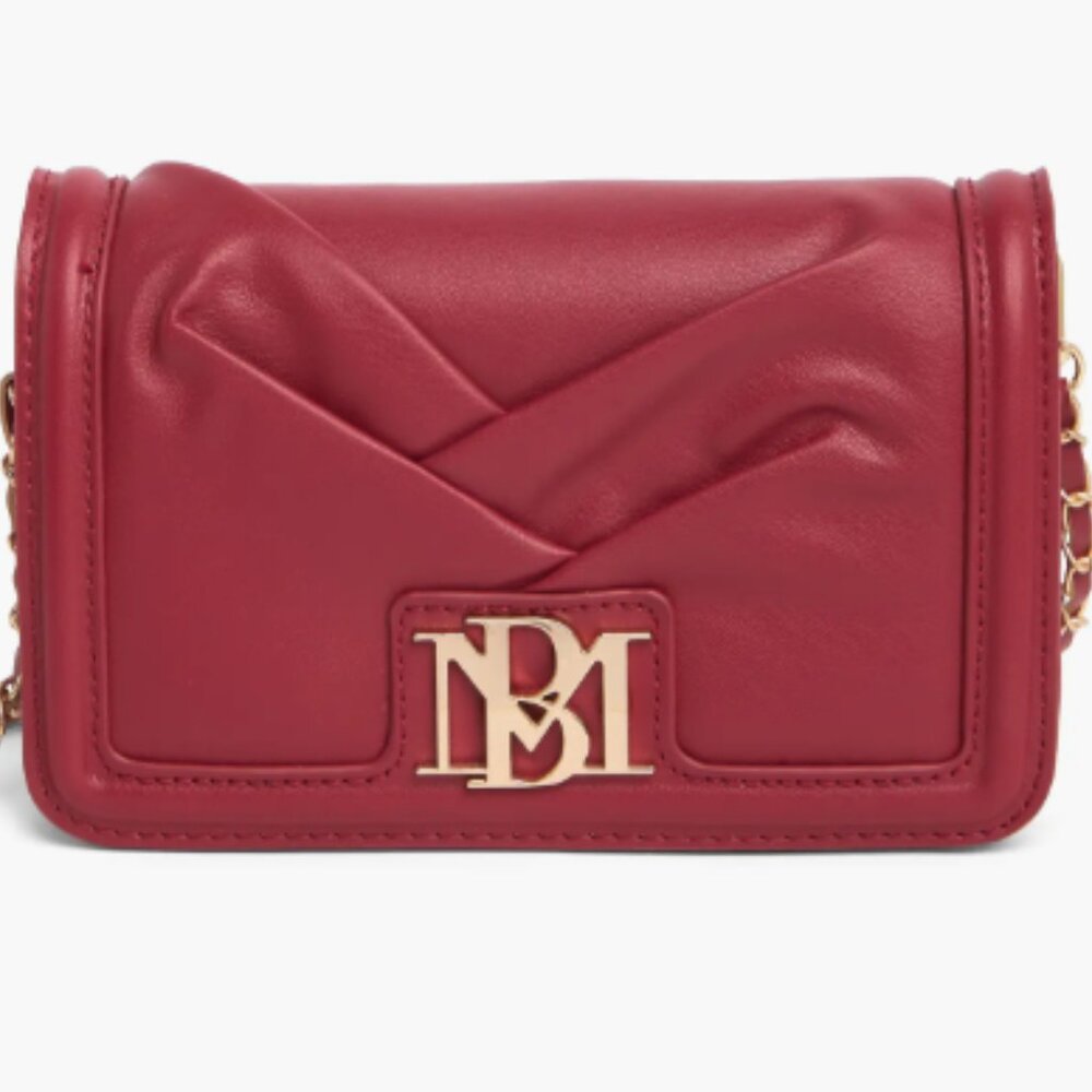 NWT, Badgley Mischka pleated Crossbody Bag